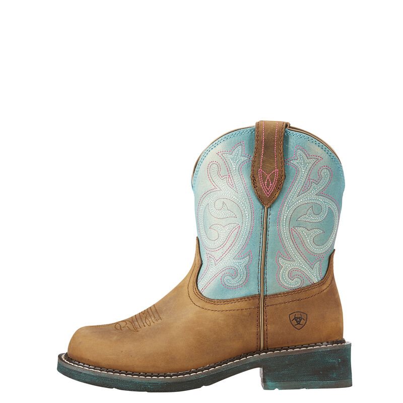 Ariat Western: Fatbaby Heritage Botas Western Mujer - Marrones / Turquesa (EFQYW0374)